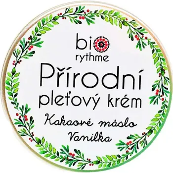 Pleťový krém Biorythme Přírodní pleťový krém – Kakaové máslo a vanilka 30 ml