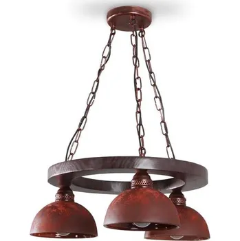 Lustr na řetězu VIRIONI 3xE27/60W/230V