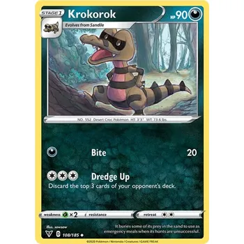 Sběratelská karetní hra Krokorok 108/185 - Vivid Voltage Typ karty: Non-Holo