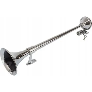 Houkačka Fanfára 730mm, chromová, hluboký tón