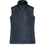 James&Nicholson Dámská softshellová vesta JN1821 Carbon-Carbon S