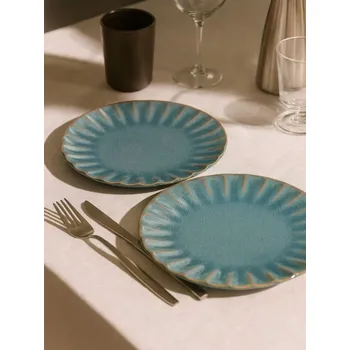 Sinsay - Sada 2&nbsp;talířů - námořnická modrá - 147FR-59X - 147FR-59X-ONE