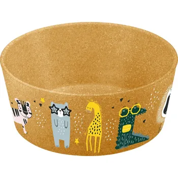 KOZIOL CONNECT LEO 400 ml - dětská miska z organického materiálu Bio-Circular, bez BPA, písková