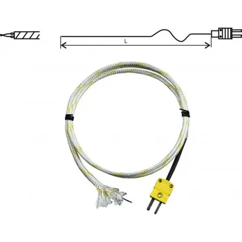 Termočlánek Comet GD1250-1 | Termočlánková drátová sonda "K" (NiCr-NiAl) | délka 1 metr GD1250-1