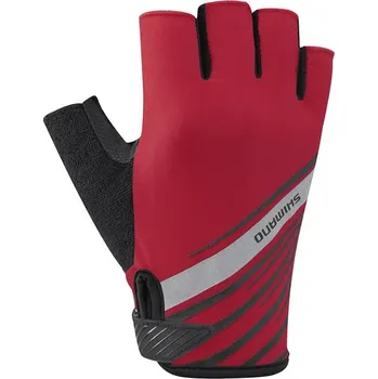 Cyklistické rukavice SHIMANO rukavice, červené Varianta: M