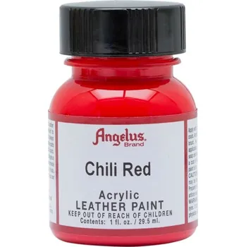 Speciální výtvarná barva Angelus barva na kůži a koženku 30 ml - Chili Red 260