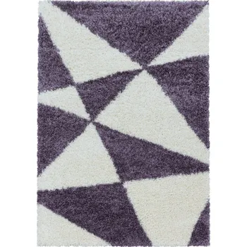 Koberec Kusový koberec Tango Shaggy 3101 lila - doprava zdarma