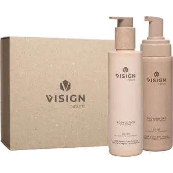 Tělový balzám VISIGN NATURE 23:55 Dárkový set sprchová pěna a tělové mléko 2 produkty