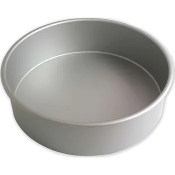 Plech na pečení PME 23 x 7.5 cm - kulatá forma na pečení z anodizovaného hliníku, šedá