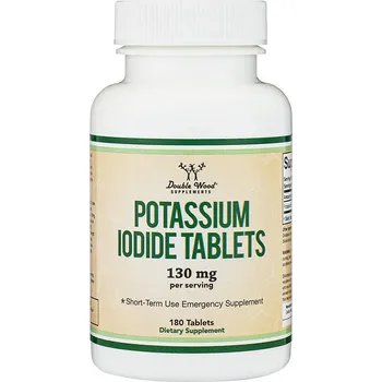 Fitness strava Double Wood Supplements Potassium Iodide 180 kapslí