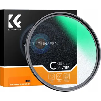 K&F CONCEPT 72MM,C Series Microlight Mirror,shimmer diffusion
