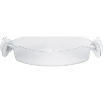 Úložný box KOZIOL BOKS 17.7 x 24.6 x 19.1 cm - rohový organizér do sprchy z plastu, transparentní