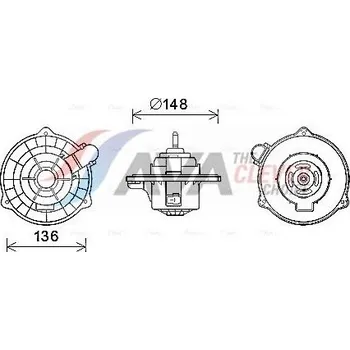 vnitřní ventilátor AVA HY8404