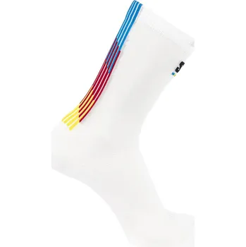 Pánské ponožky Salomon Pulse Race Flag Crew white - L