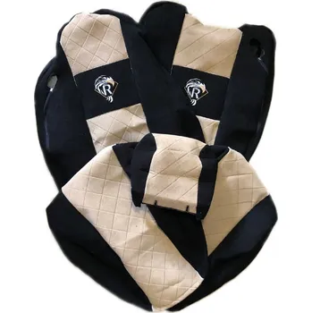 Potah sedadla Potahy sedadel RENAULT č.129 – manšestr - béžovo/černé