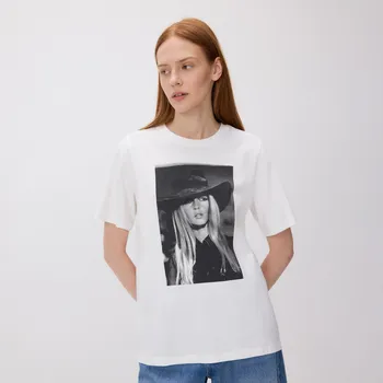 Reserved - Tričko Brigitte Bardot - bílá - 537GA-00X - 537GA-00X-S