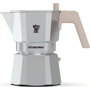 Moka konvice PEZZETTI FUTUREXPRESS 3 tz - moka konvička z hliníku, stříbrná