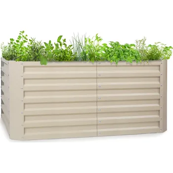 Vyvýšený záhon Blumfeldt Terrabox 120x60x60 cm Vyvýšený záhon Krémová (10035349)