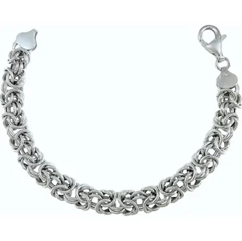 Náramek Stříbrný náramek královský širší délka náramku 19cm