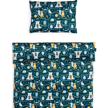 Povlečení T-TOMI Povlečení do postýlky 100x135 cm Animal friends