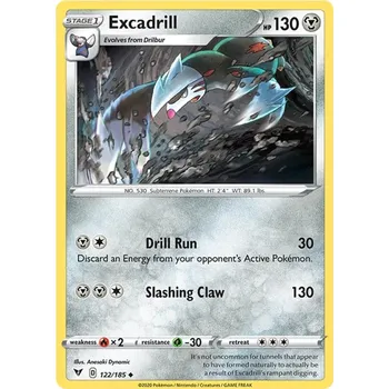 Karetní hra Excadrill 122/185 - Vivid Voltage Typ karty: Reverse Holo