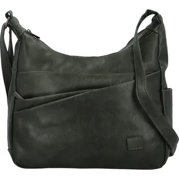 Kabelka Dámská crossbody kabelka tmavě zelená - Firenze Ricco zelená