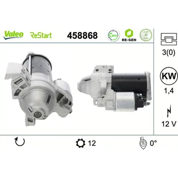 Autoelektrika Startér VALEO 458868