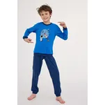 Cornette pyžamo chlapecké 593/176 Galaxy - modrá, 86-92 (Chlapecké pyžamo Cornette)