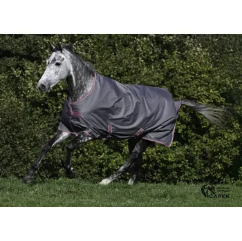 Vybavení pro koně Deka výběhová Bucas -FREEDOM TURNOUT PONY 300G PODZIM/ZIMA 2025/26- - Smoke grey - 105cm