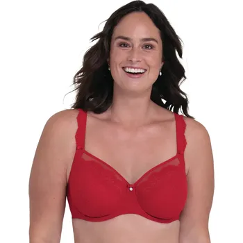 Souprava dámského spodního prádla Kosticová podprsenka Rosa Faia Selma 5635 červená velikost 90J