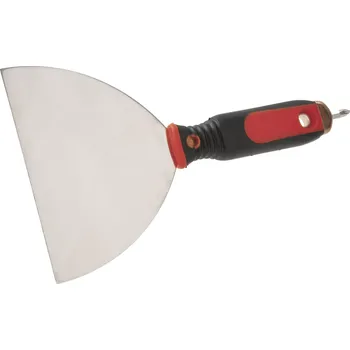 Spárovací špachtle s nástavcem z nerez oceli a 2K rukojetí šířky 150 mm