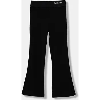 Dívčí legíny Dětské legíny Calvin Klein Jeans černá barva, IG0IG03003 IG0IG03003.104.116.9BYA 99X, vel. 104