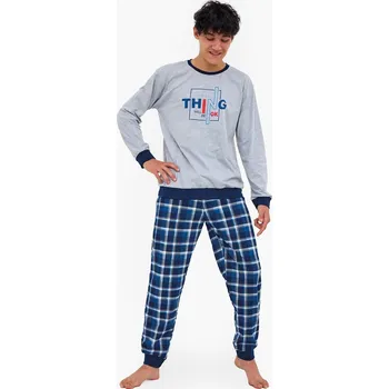 Cornette pyžamo chlapecké 967/54 Thing - šedá, 164 (Chlapecké pyžamo Cornette)