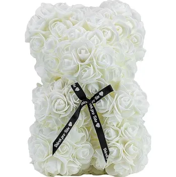 plyšák Medvídárek Simple 25cm - bílý