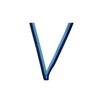 Úzká stuha s klipem - Modrá / Světle modrá, Barva Modrá / Světle modré