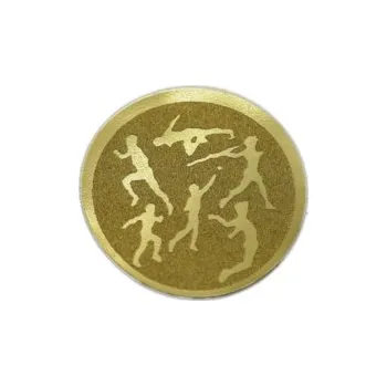 Emblém Atletika Ø25 mm, Barva Zlato