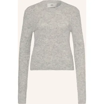 Dámský svetr Ami Paris Dámský Svetr S Merino Vlnou A Alpakou, šedá, 42