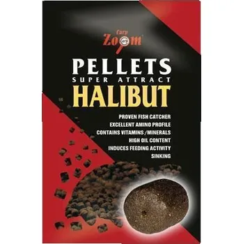 Halibut Pelety Carp Zoom s otvorem 15mm 800gr