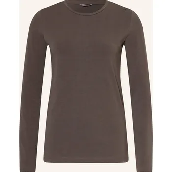 Dámské tričko Jeanne Baret Dlouhé Rukávy Polynesia, tmavě hnědá