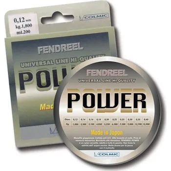Vlasec COLMIC POWER FENDREEL 200m - Průměr : 0,30mm / 9,8kg