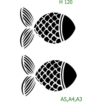 Šablona H 120 - A3 , Nelepící folie