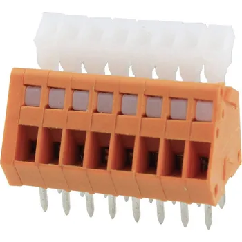 Elektrický konektor Degson DG240-2.54-12P-15-00AH-1 pružinová svorkovnice 0.51 mm² Pólů 12 oranžová 1 ks