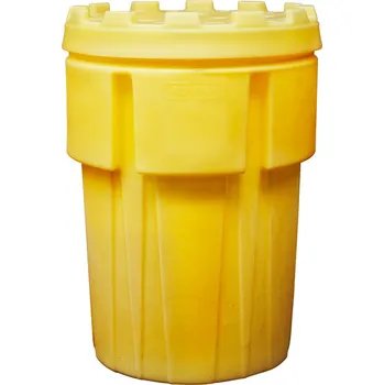 Bezpečnostní sud z polyethylenu (PE), na kolečkách, UN schválení a šroubovací víko, objem 390 litrů