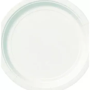 Talíř Papírové talíře bílé 18 cm - 8 ks (Papírové talíře bílé 18 cm - 8 ks)