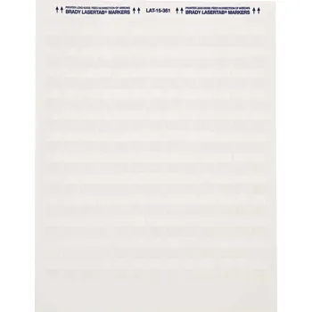 Pásek do tiskárny Brady LAT-17-361-2.5 / 029742, LaserTab Laser Printable Labels, 25.40 mm x 25.40 mm