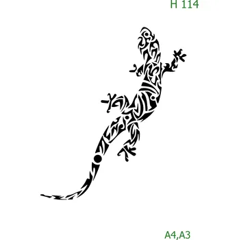 Šablona H 114 - A4 , Nelepící folie