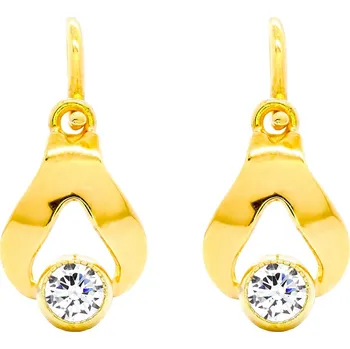 Náušnice Dětské náušnice ze žlutého zlata se zirkony 7452360010059300