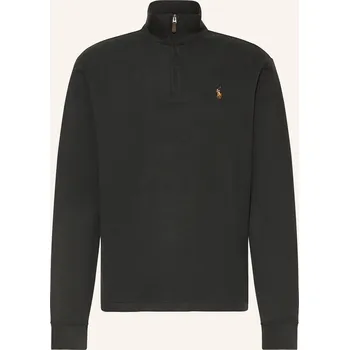 Pánská mikina Polo Ralph Lauren Pánský Mikinový Svetr Troyer, černá, XXL