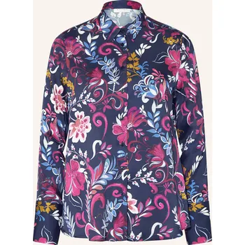 Dámská halenka Eterna Dámská Košilová Halenka Ze Saténu, tmavě modrá /...