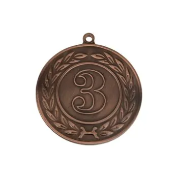 Medaile s umístěním MS50049 - 50 mm, Bronz